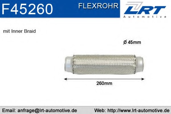 LRT F45260 Flex Hose, exhaust system